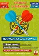 Turnaj v šipkách pro děti a dospělé 28.12. od 14.00 1