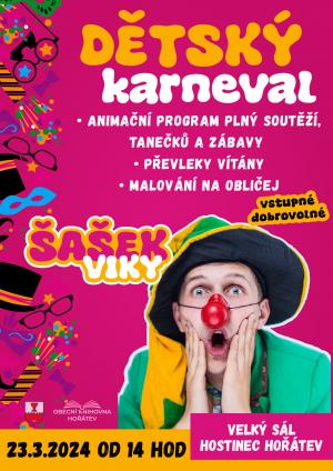 Dětský karneval - Šašek Viki 23.3.2024 1