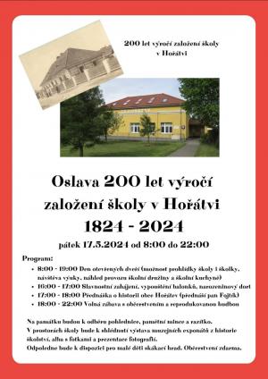 Oslava 200 let výročí založení školy v Hořátvi 1